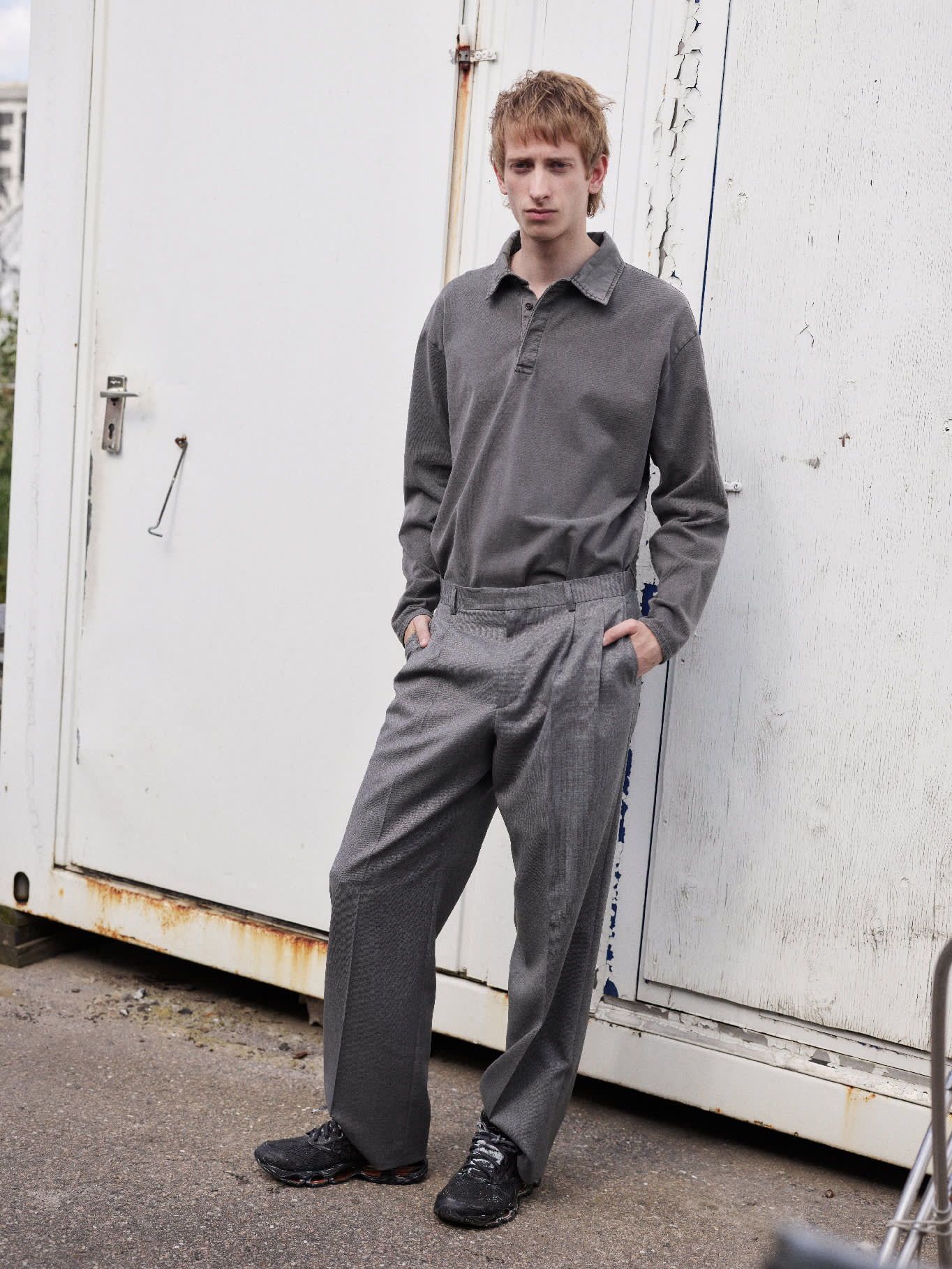 Wide Pleated Trouser