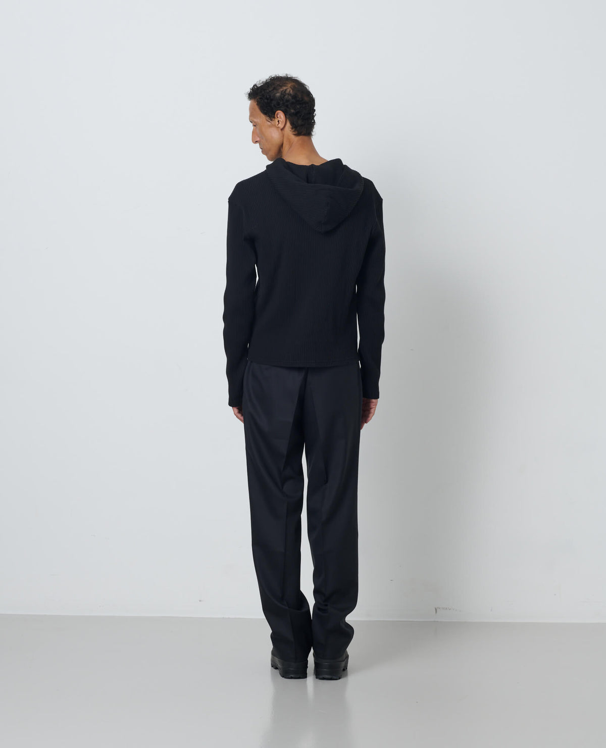 RIB ZIP SWEAT