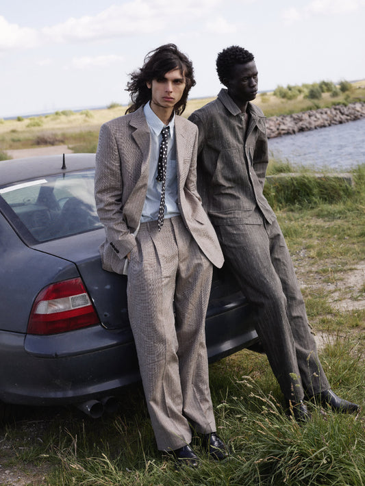 Wide Pleated Trouser