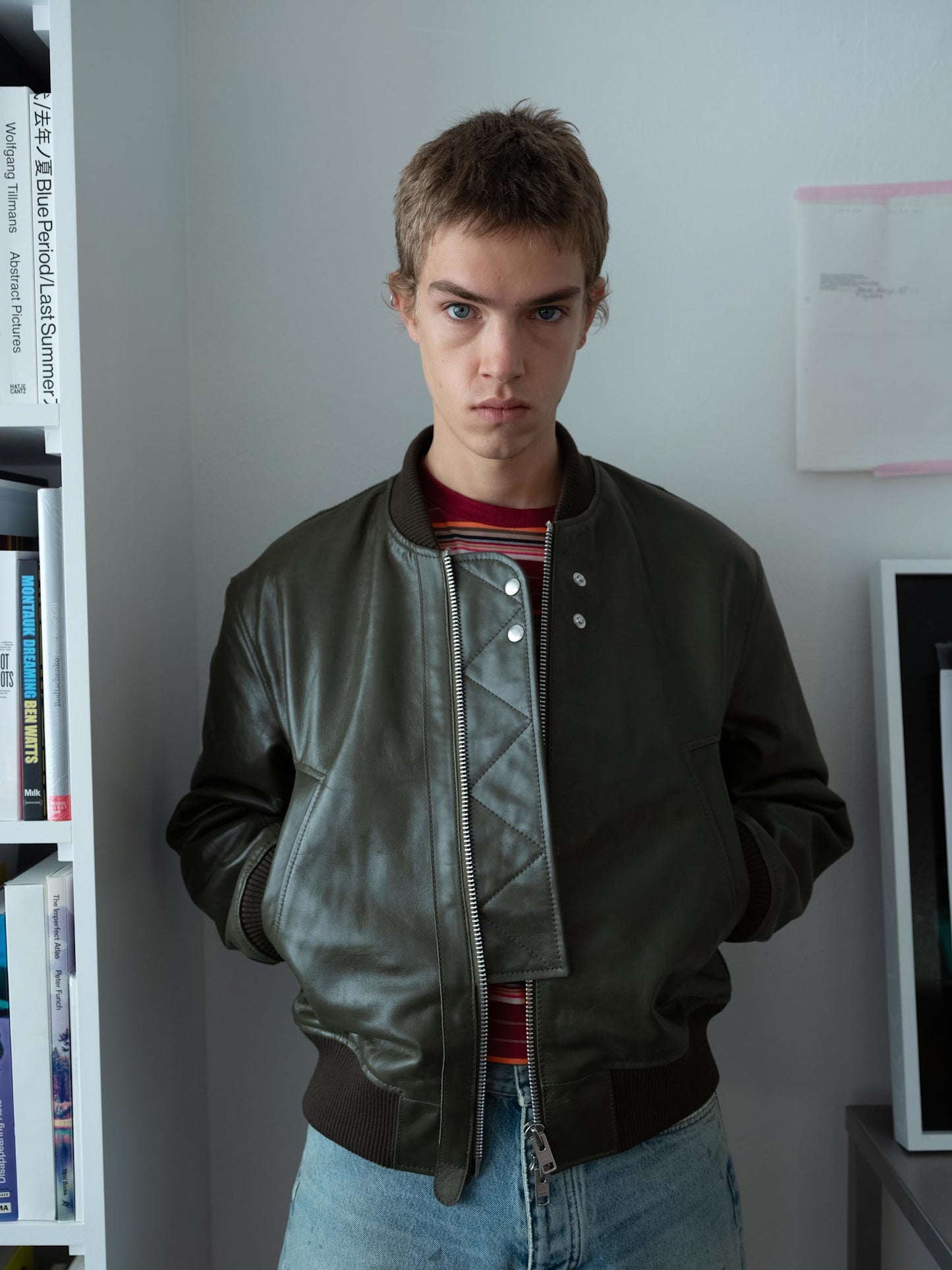 LEATHER FLIGHT JACKET