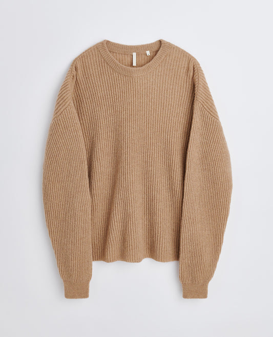 AIR RIB KNIT . KHAKI