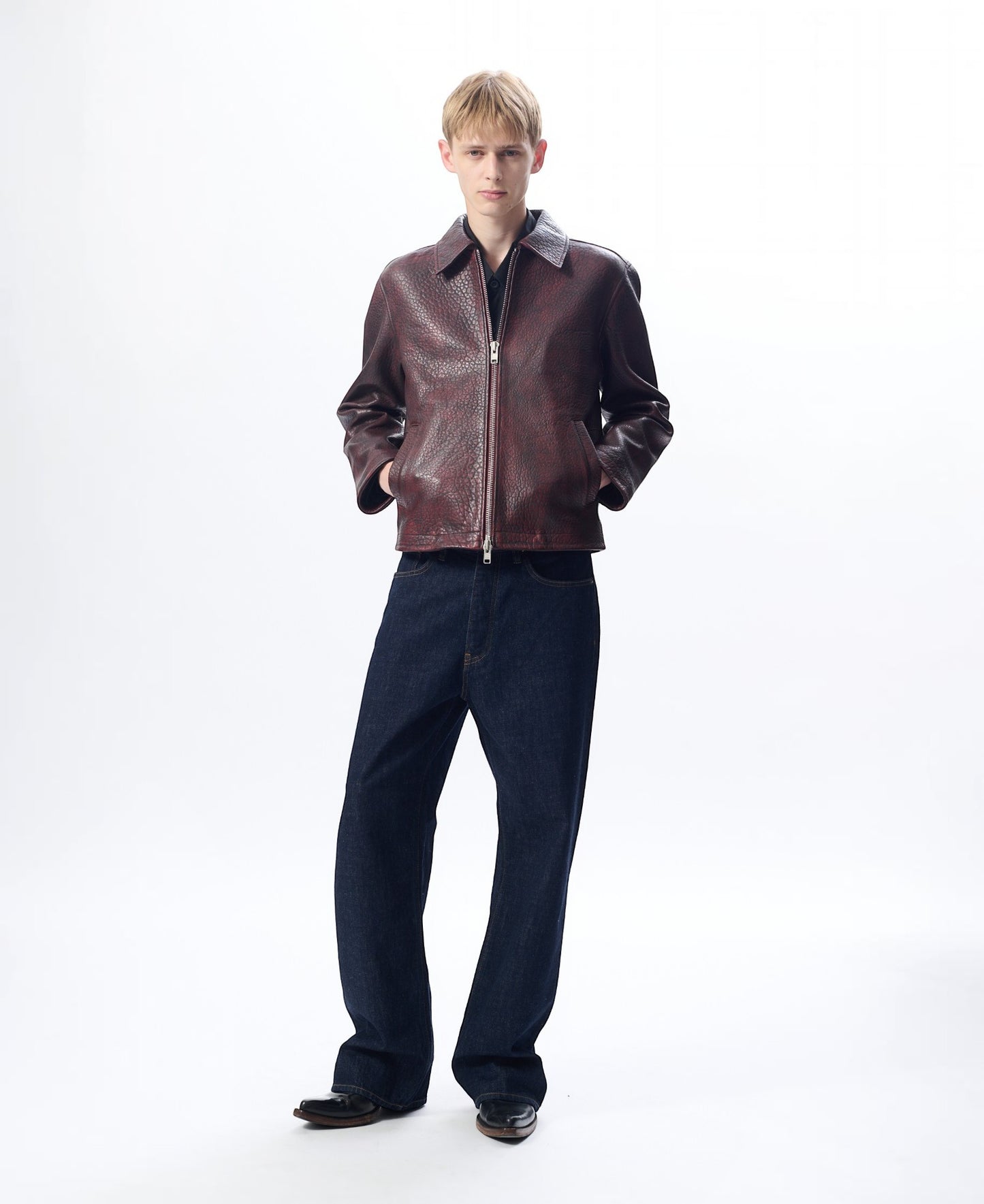 SHORT LEATHER JACKET