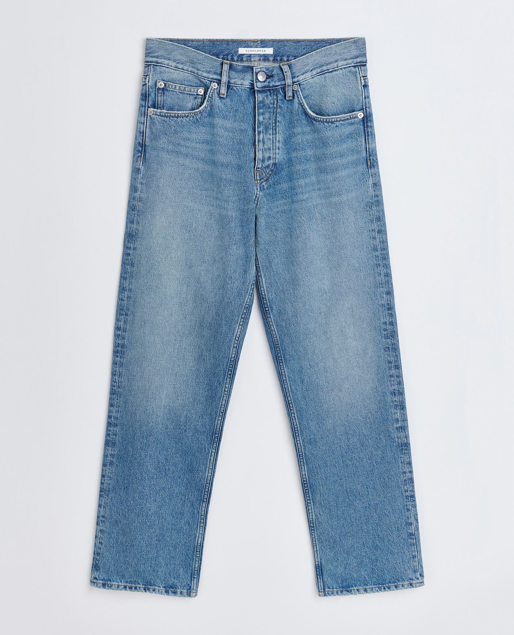 Sunflower loose-fit organic-cotton Jeans | Blue | FARFETCH JO