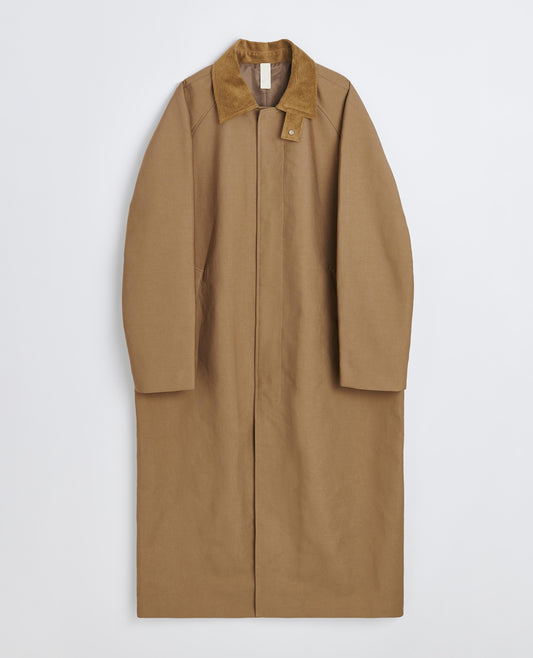 RAGLAN COAT LONG . SAND