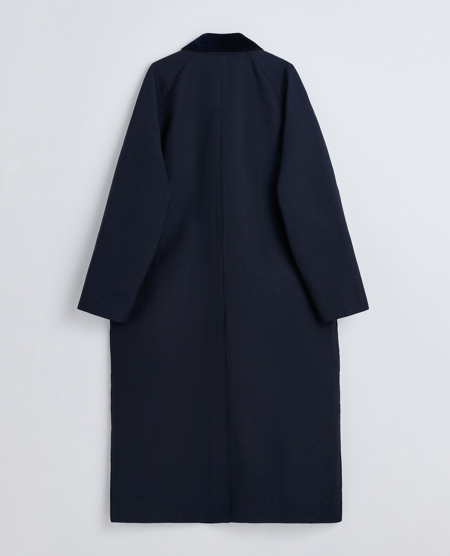 RAGLAN COAT LONG . NAVY