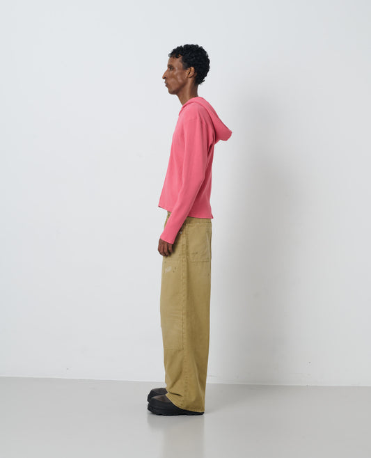 RIB ZIP SWEAT