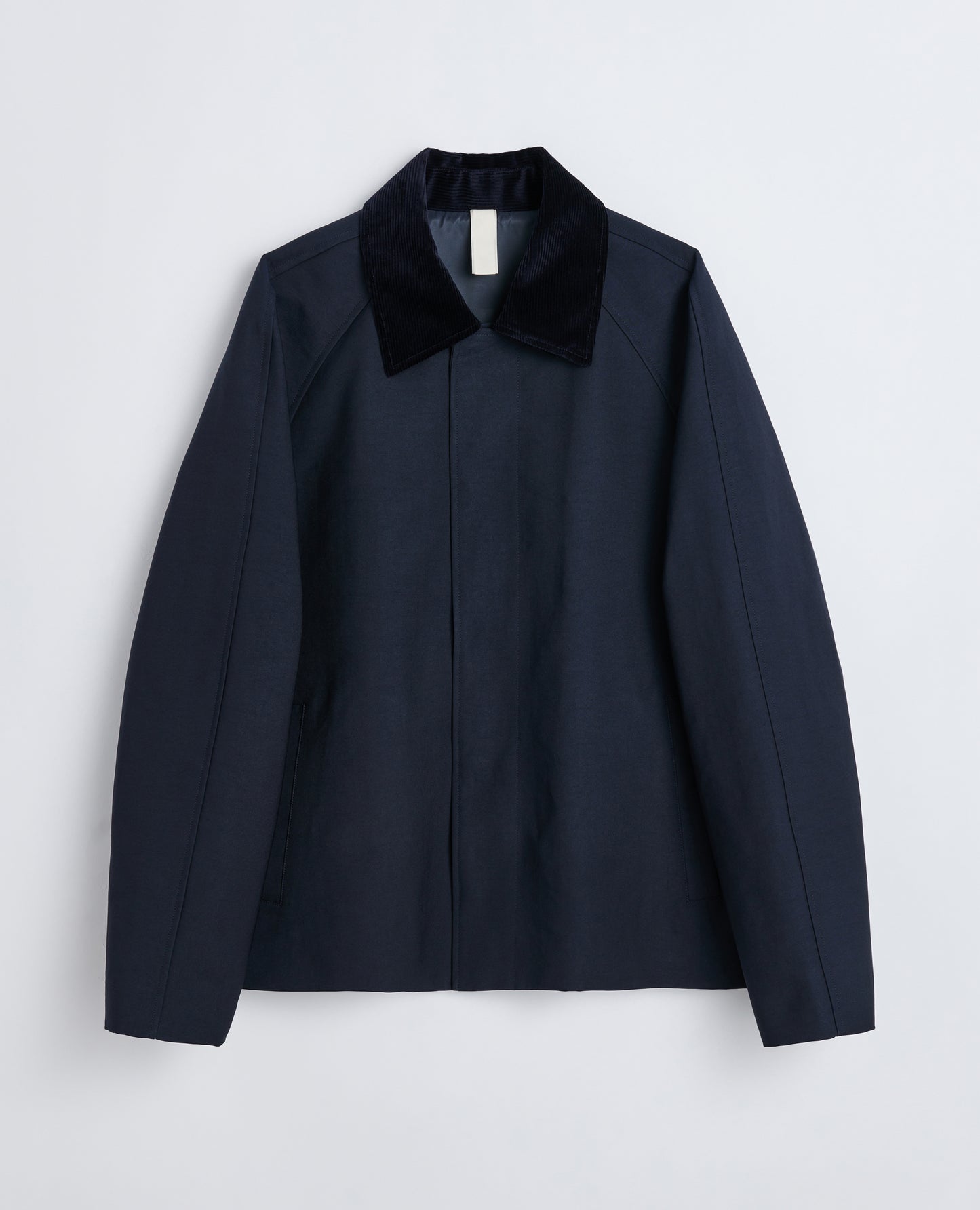 SHORT RAGLAN COAT NAVY