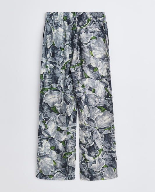 SILK PANT AOP . AOP