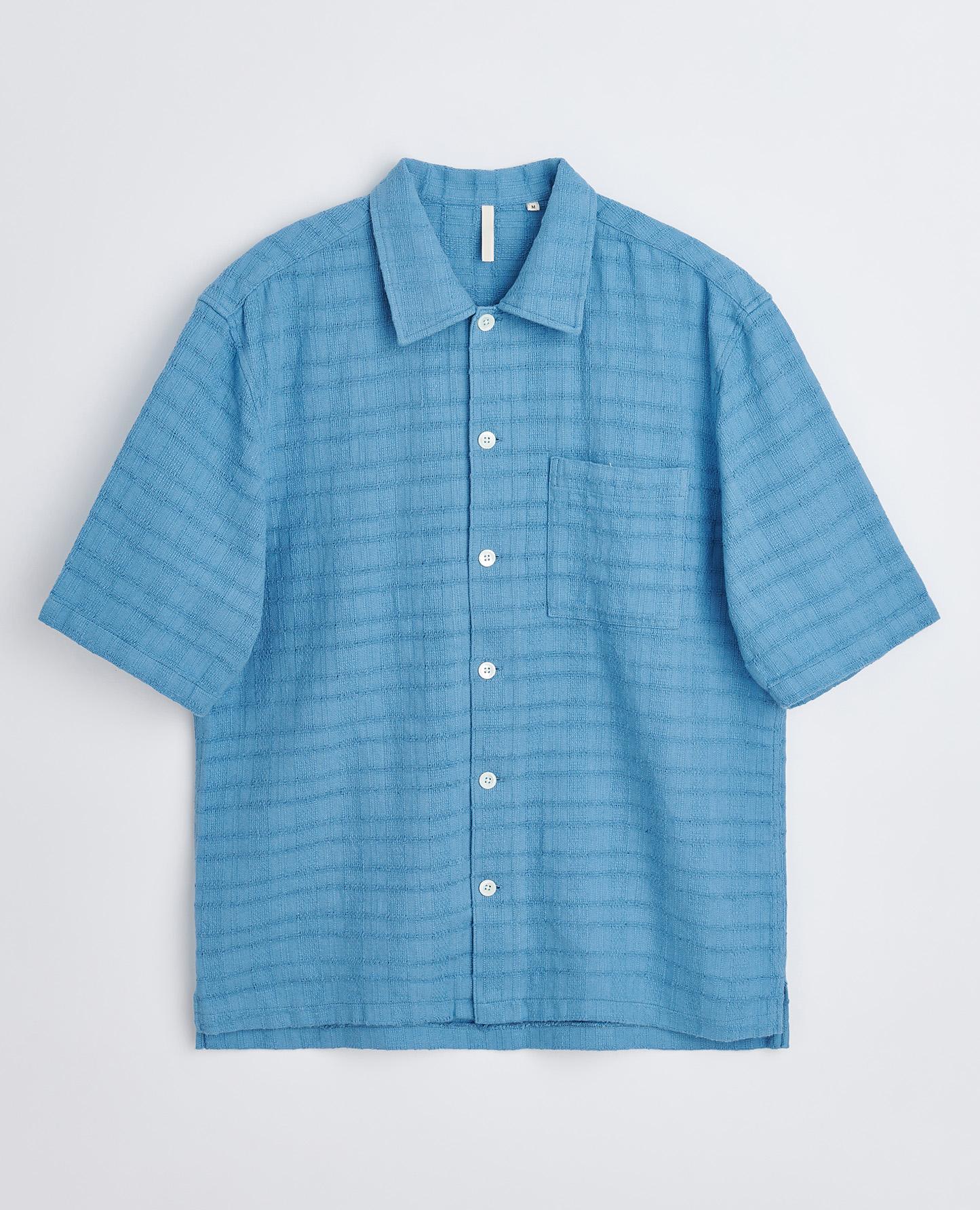 SPACEY SS SHIRT . BLUE