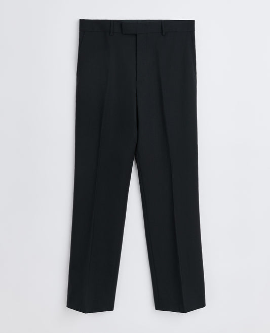 STRAIGHT TROUSER . BLACK