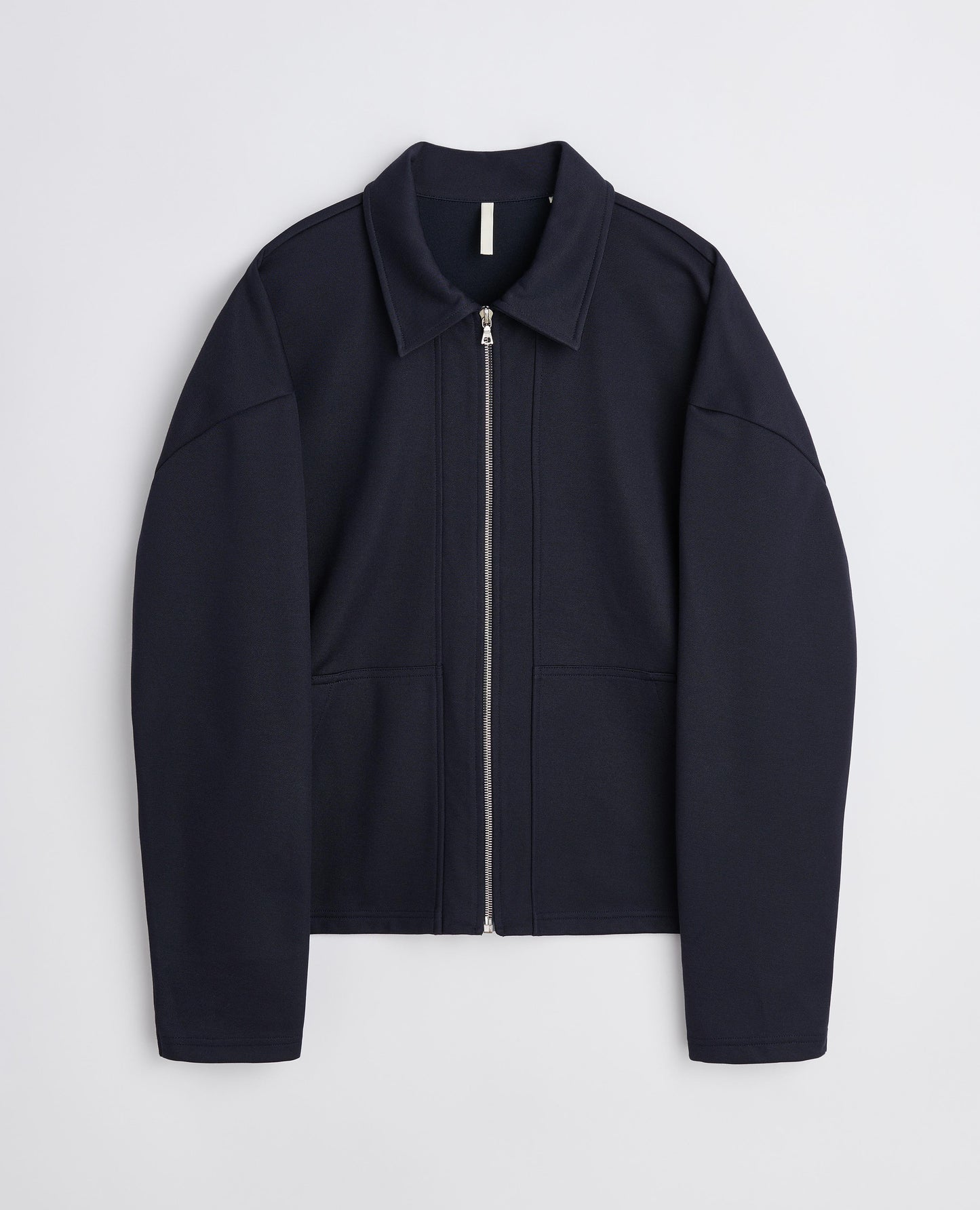 TRACK ZIP JACKET . NAVY