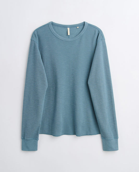WAFFLE TEE LS