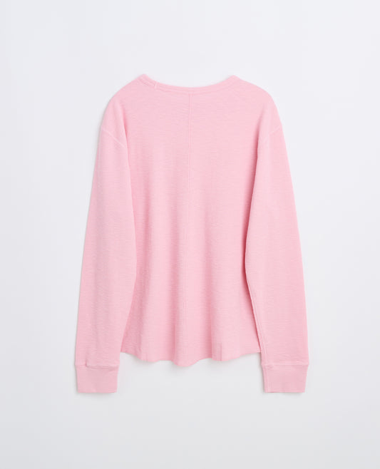 WAFFLE TEE LS