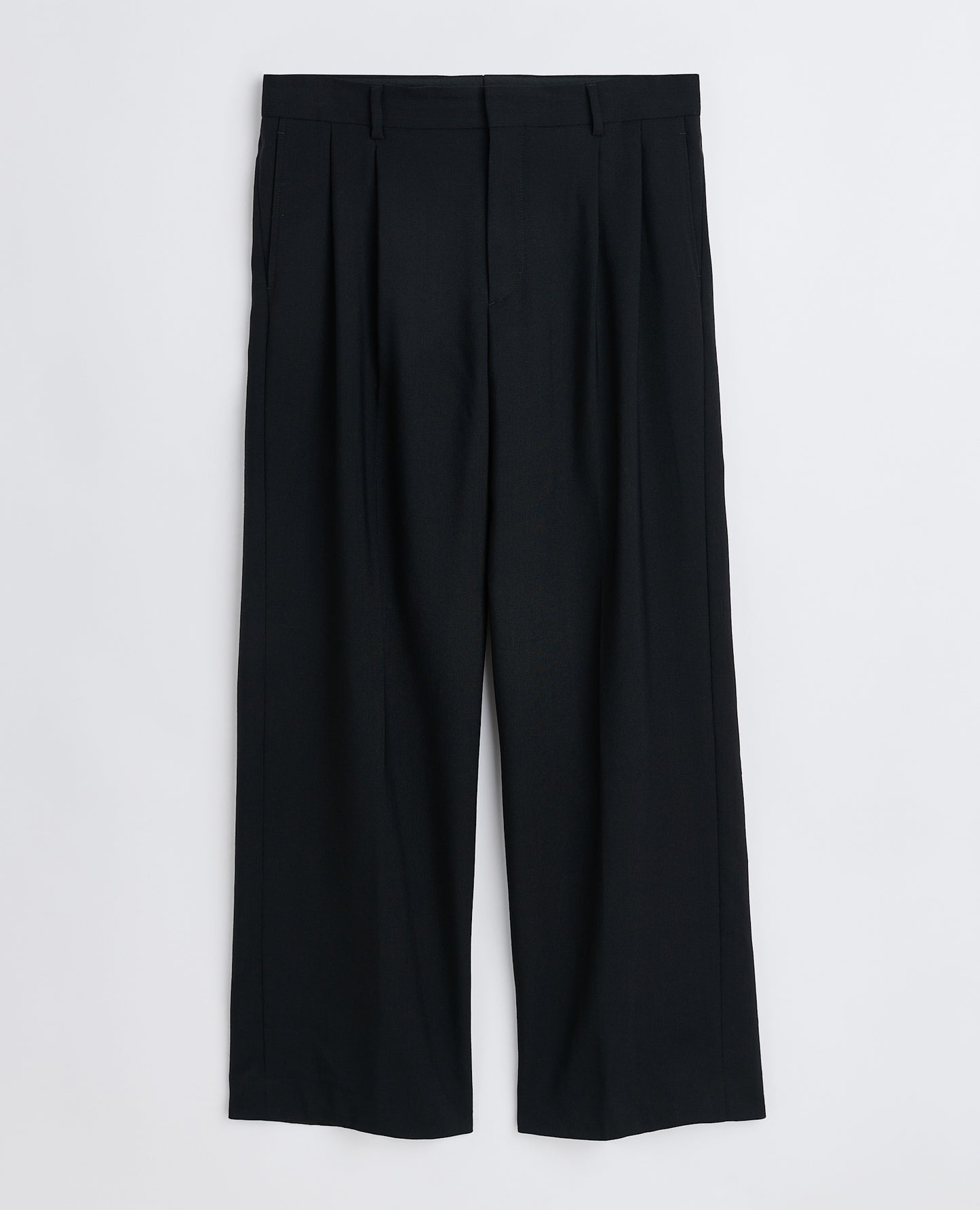 WIDE PLEATED TROUSER