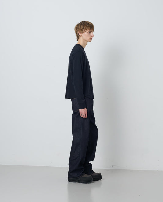 WOOL WAFFLE TEE LS