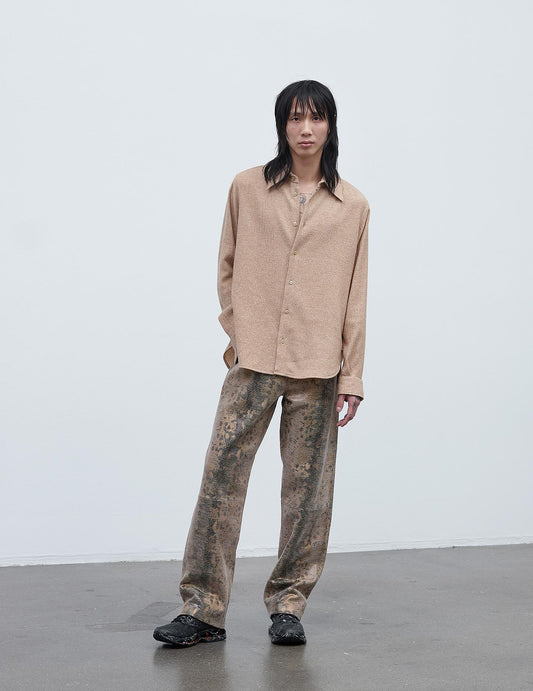 PLEASE SHIRT . BEIGE