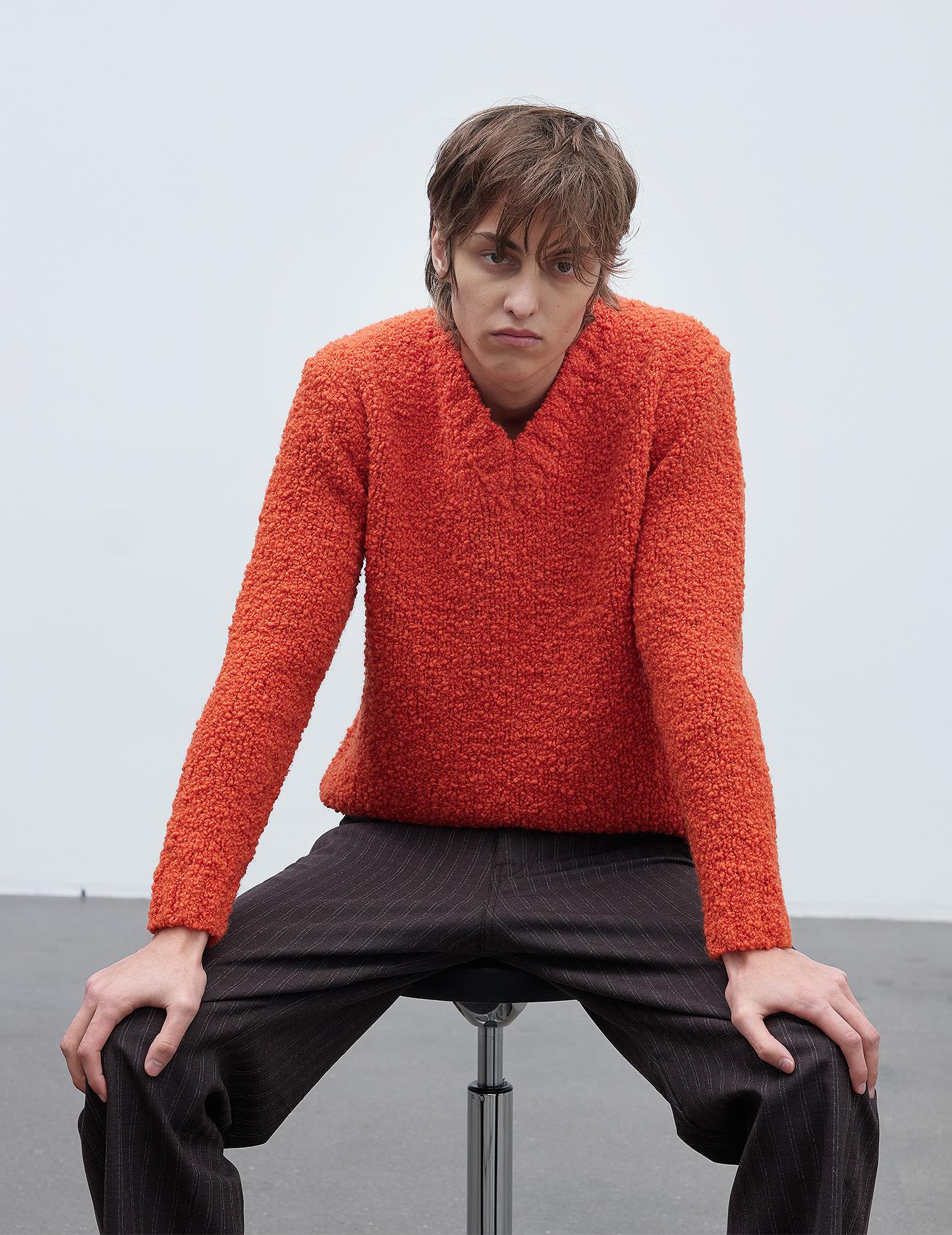 ASKE SWEATER . BURNT ORANGE