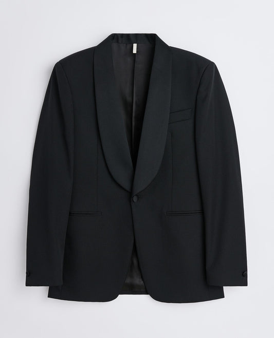 SB SHAWL BLAZER . BLACK